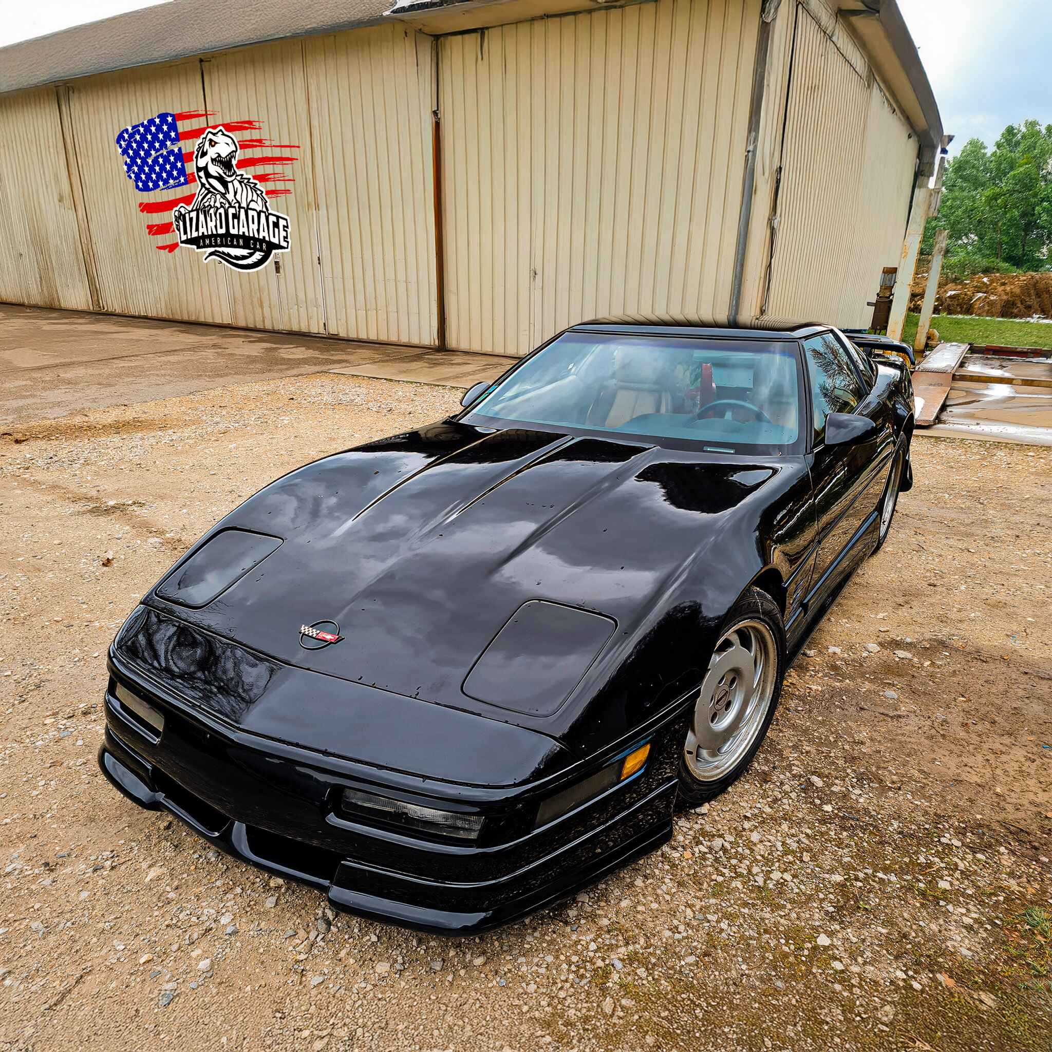 black tuned corvette c4